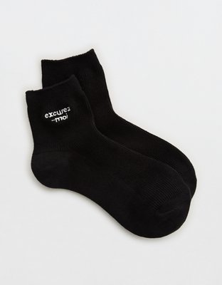 Aerie Smiley® Embroidered Bobby Socks