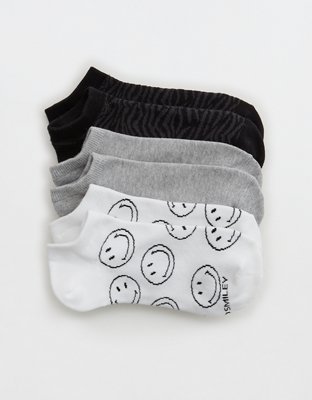 Aerie Smiley Ankle Sock 3-Pack