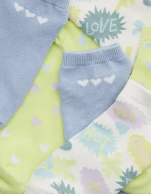 Aerie Ankle Sock 3-Pack