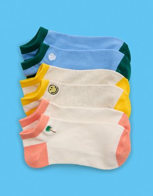 Aerie | Smiley® Ankle Sock 3-Pack