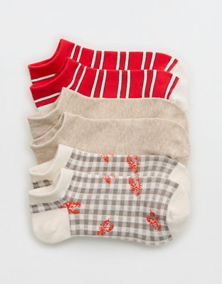 Aerie Ankle Sock 3-Pack