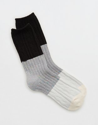 Aerie Colorblock Crew Socks