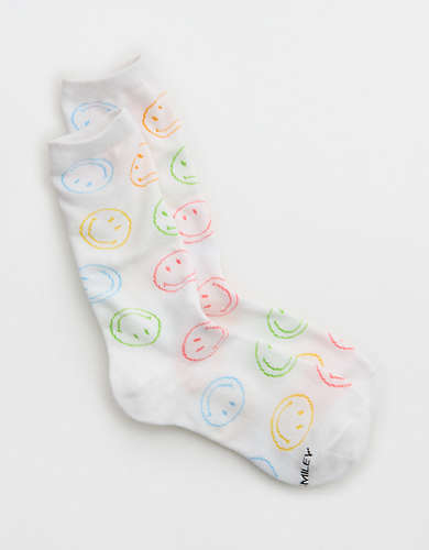 Aerie Smiley® Real Soft® Crew Socks