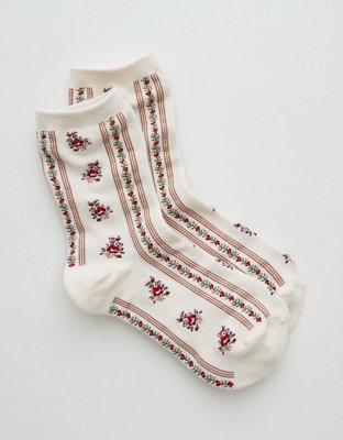 Aerie Cotton Crew Socks