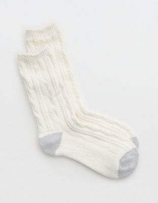Aerie Cable Crew Socks