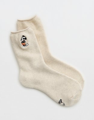 Aerie Smiley® Terry Crew Socks