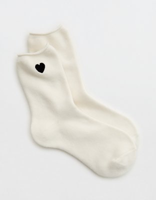 Aerie Smiley® Terry Crew Socks
