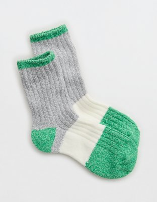 Aerie Colorblock Marled Crew Socks