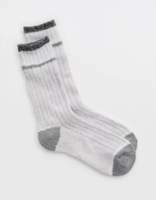 Aerie Colorblock Marled Crew Socks