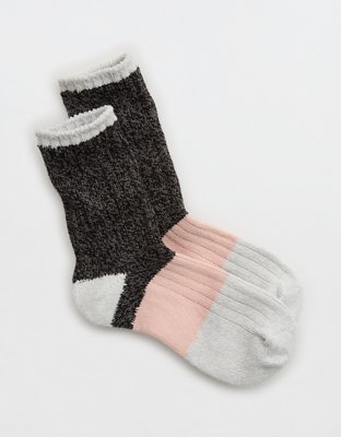 Aerie Colorblock Marled Crew Socks