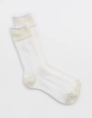 Aerie Colorblock Marled Crew Socks