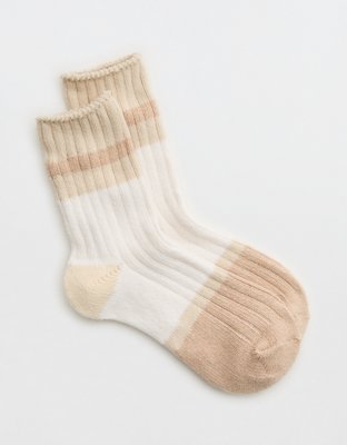 Aerie Colorblock Marled Crew Socks