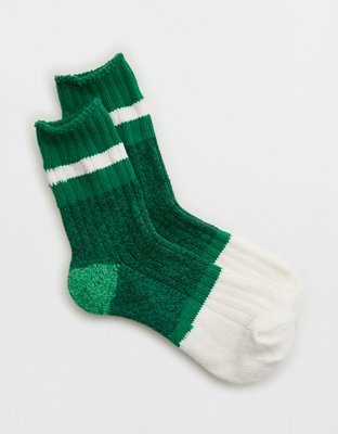 Aerie Colorblock Marled Crew Socks