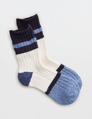 Aerie Colorblock Marled Crew Socks