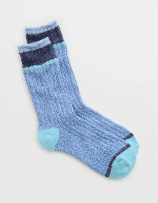 Aerie Colorblock Marled Crew Socks