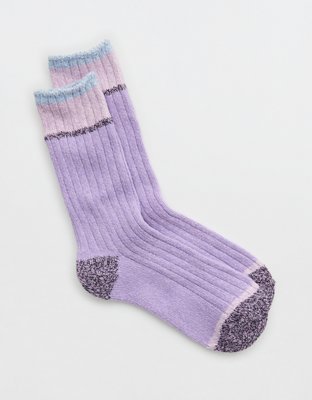 Aerie Colorblock Marled Crew Socks