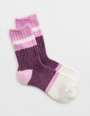 Aerie Colorblock Marled Crew Socks