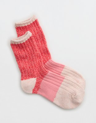 Aerie Colorblock Marled Crew Socks