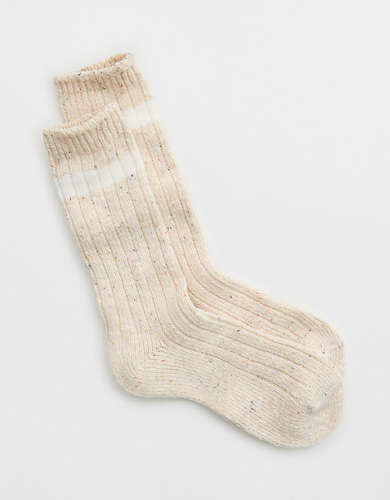 Aerie Marled Cotton Crew Socks