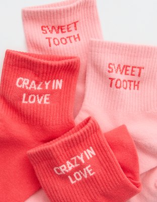 Aerie Valentine's Day Bobby Sock 2-Pack