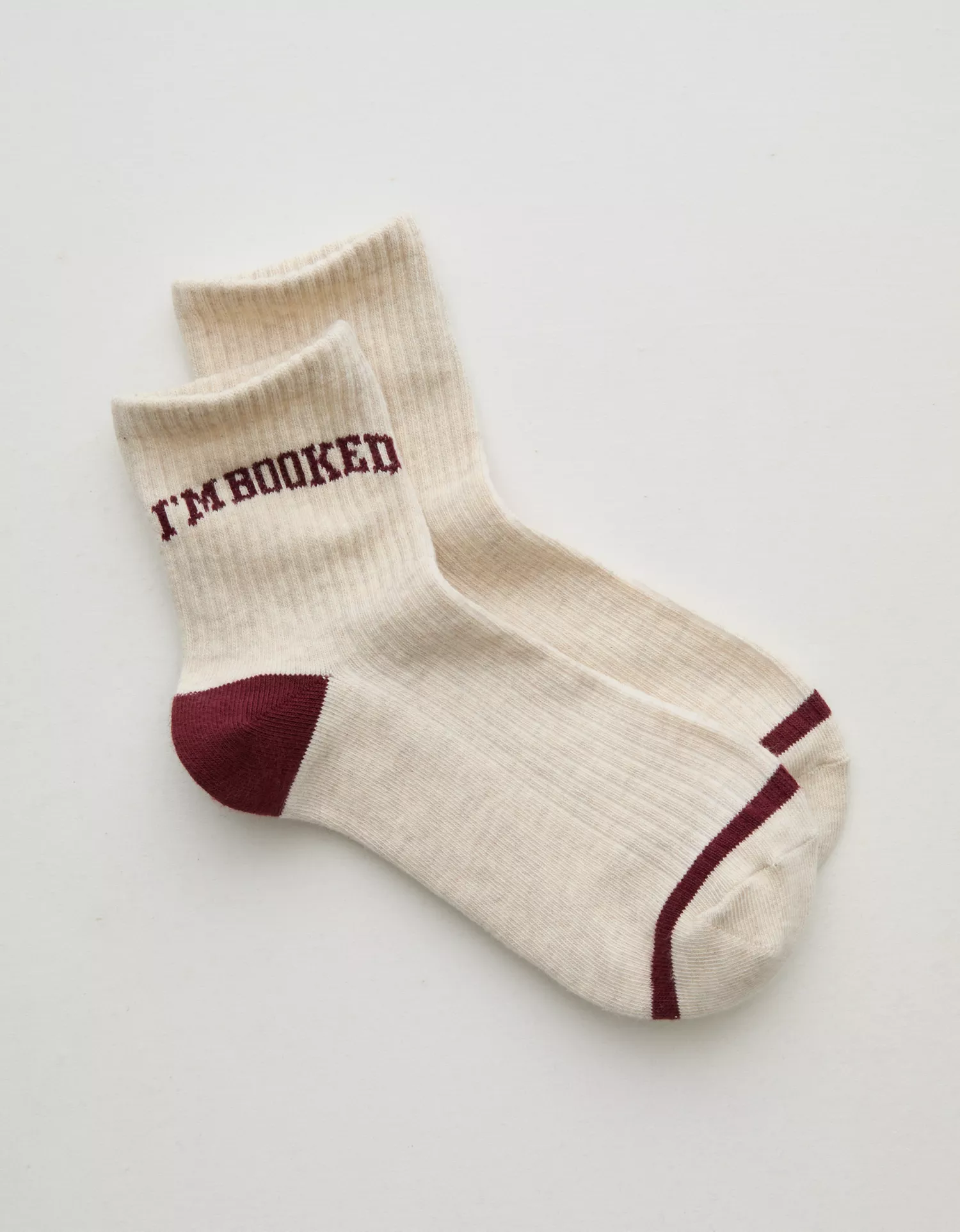Aerie Ribbed Cotton Quarter Socks - thumbnail 4