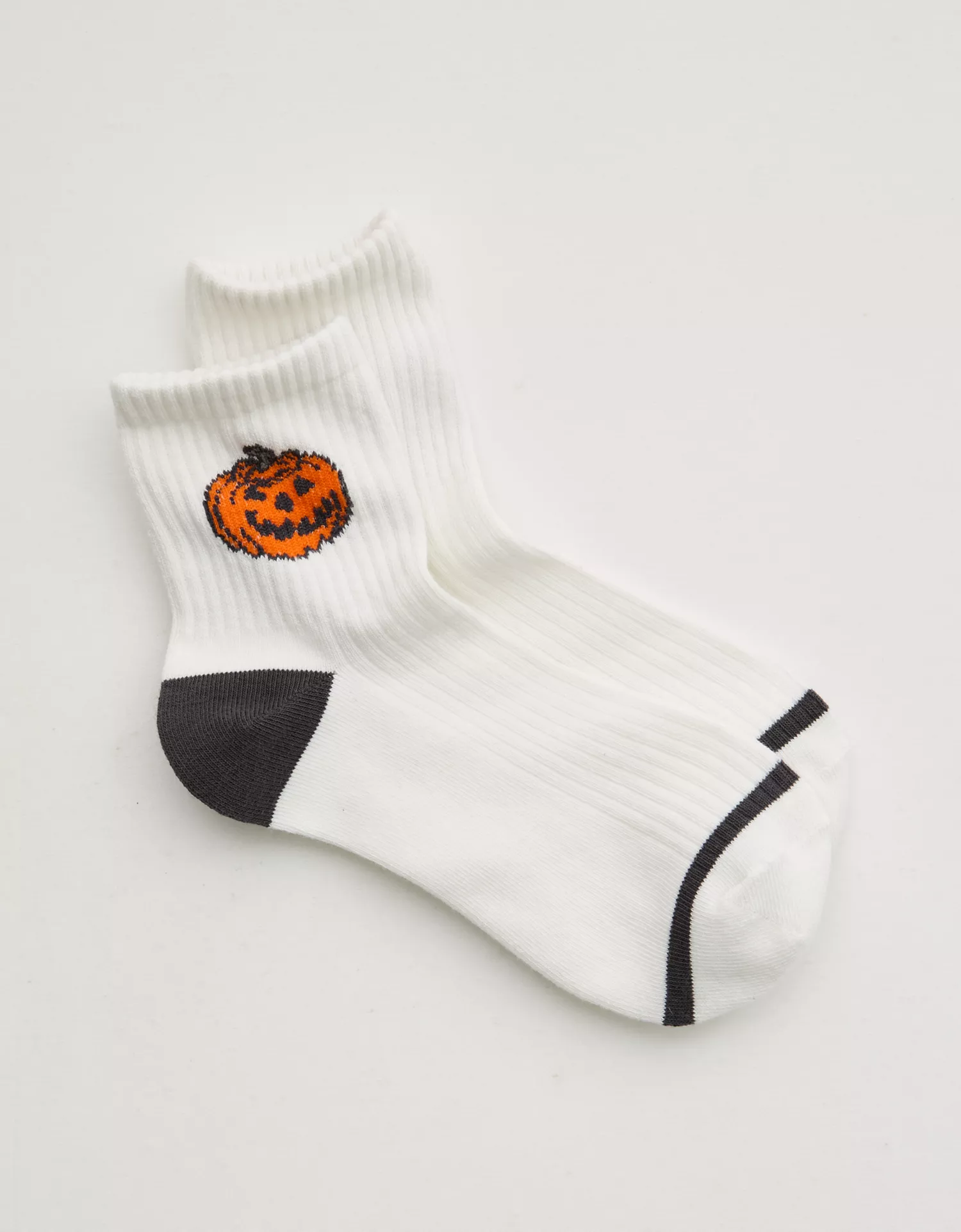 Aerie Ribbed Cotton Quarter Socks - thumbnail 2