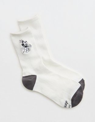 Aerie Ribbed Cotton Crew Socks