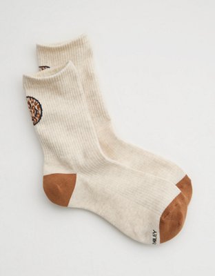 Aerie Ribbed Cotton Crew Socks