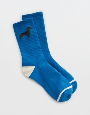 Aerie Ribbed Cotton Crew Socks