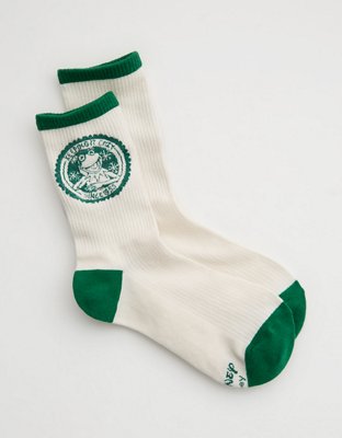 Aerie Ribbed Cotton Crew Socks