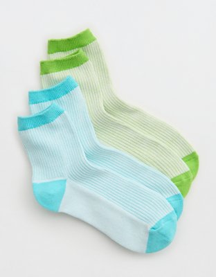 Aerie Plated Bobby Sock 2-Pack