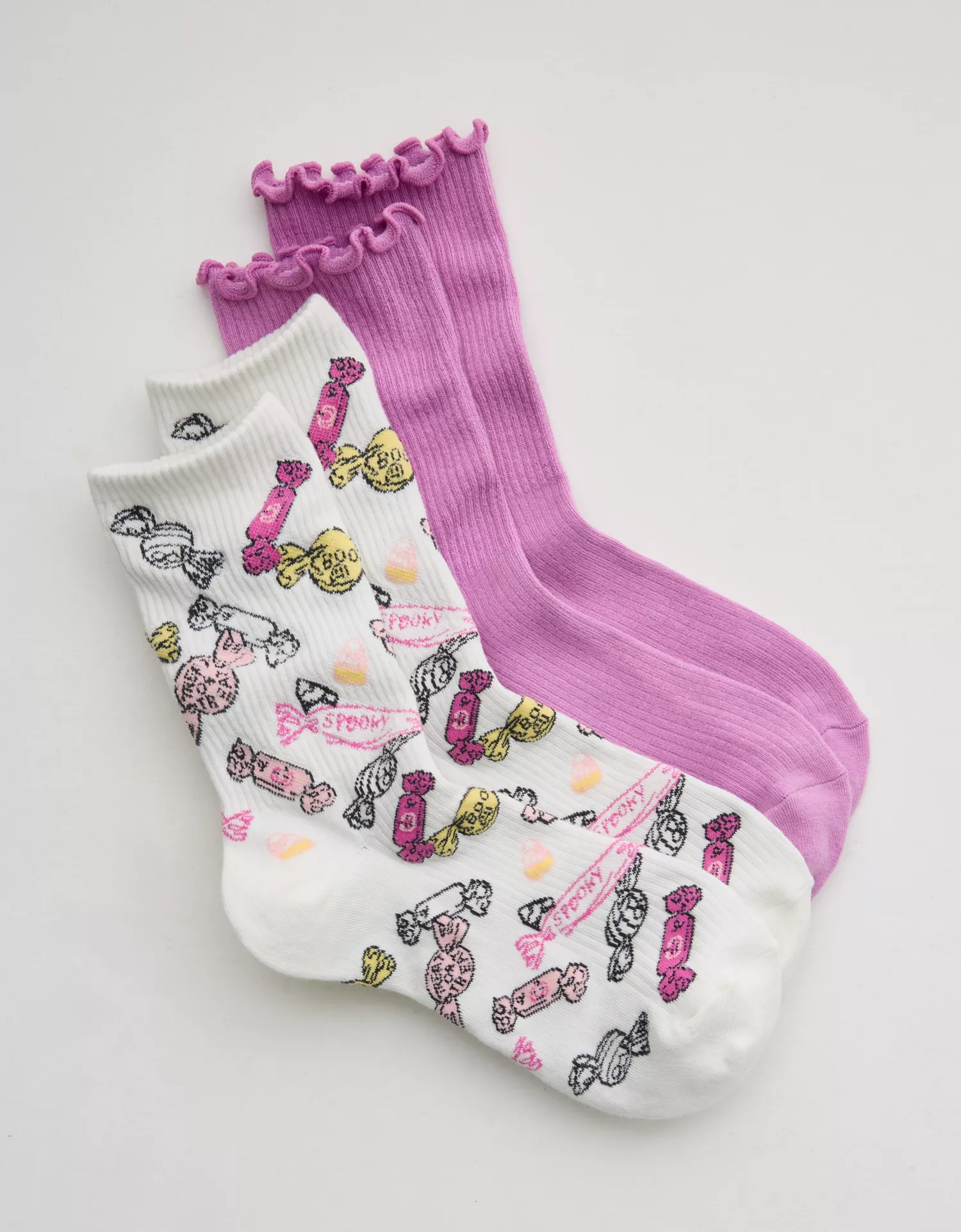 Aerie Ribbed Crew Sock 2-Pack