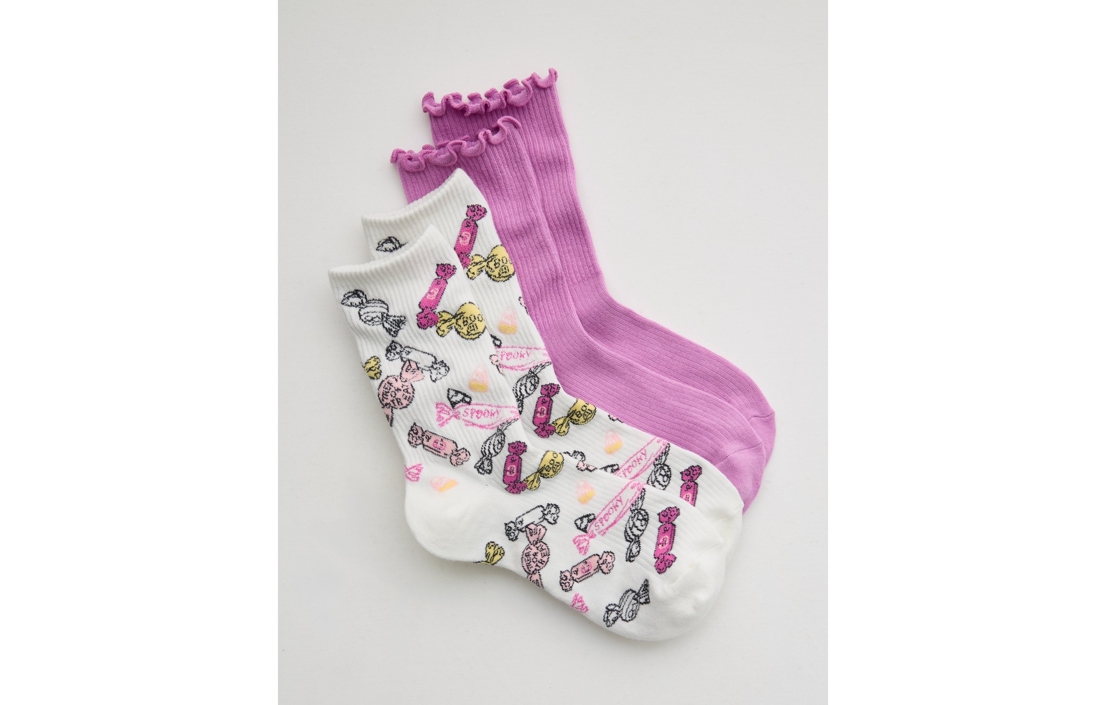 Aerie Ribbed Crew Sock 2-Pack