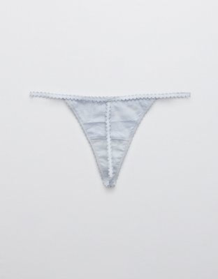 Aerie Cheetah Lace String Thong Underwear