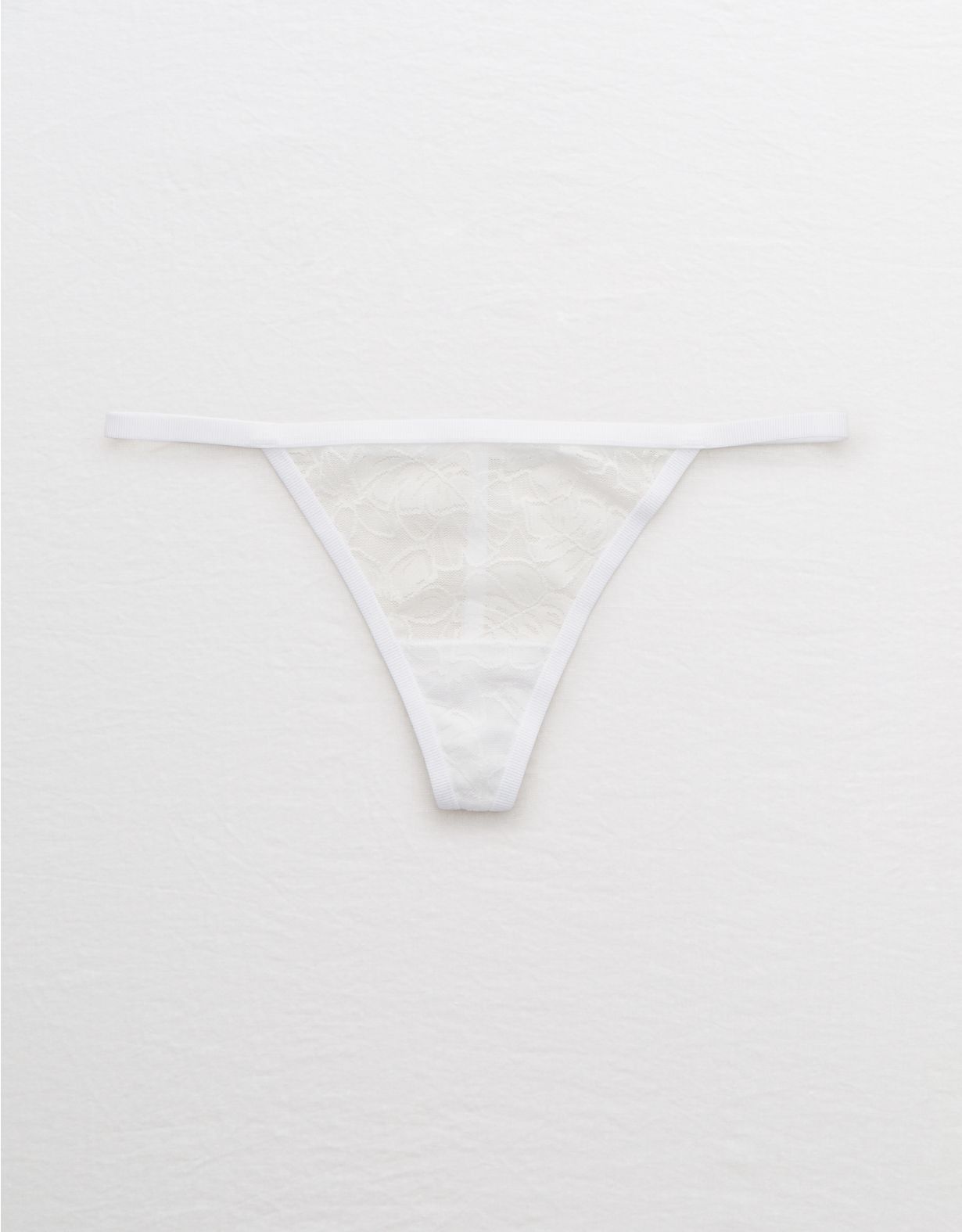 Aerie Mesh Palm Lace String Thong Underwear