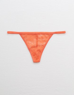 Aerie Mesh Palm Lace String Thong Underwear