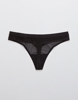 Aerie Mesh Thong Underwear