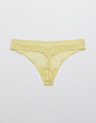 Aerie Mesh Thong Underwear