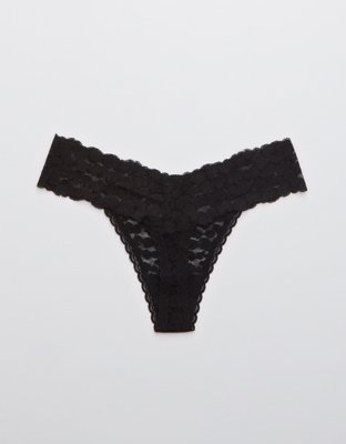 Aerie Animal Lace Thong Underwear