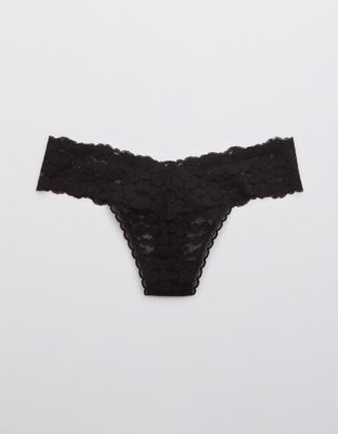 SMOOTHEZ Lace No Show Thong Underwear