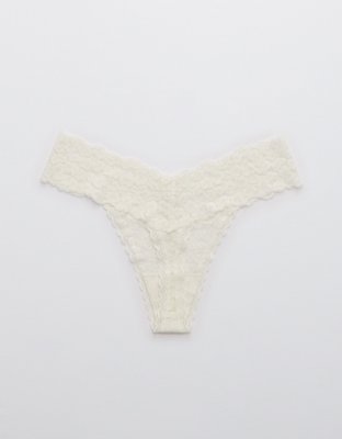 Aerie Animal Lace Thong Underwear
