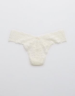 Aerie Animal Lace Thong Underwear