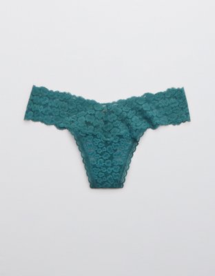 Aerie Animal Lace Thong Underwear