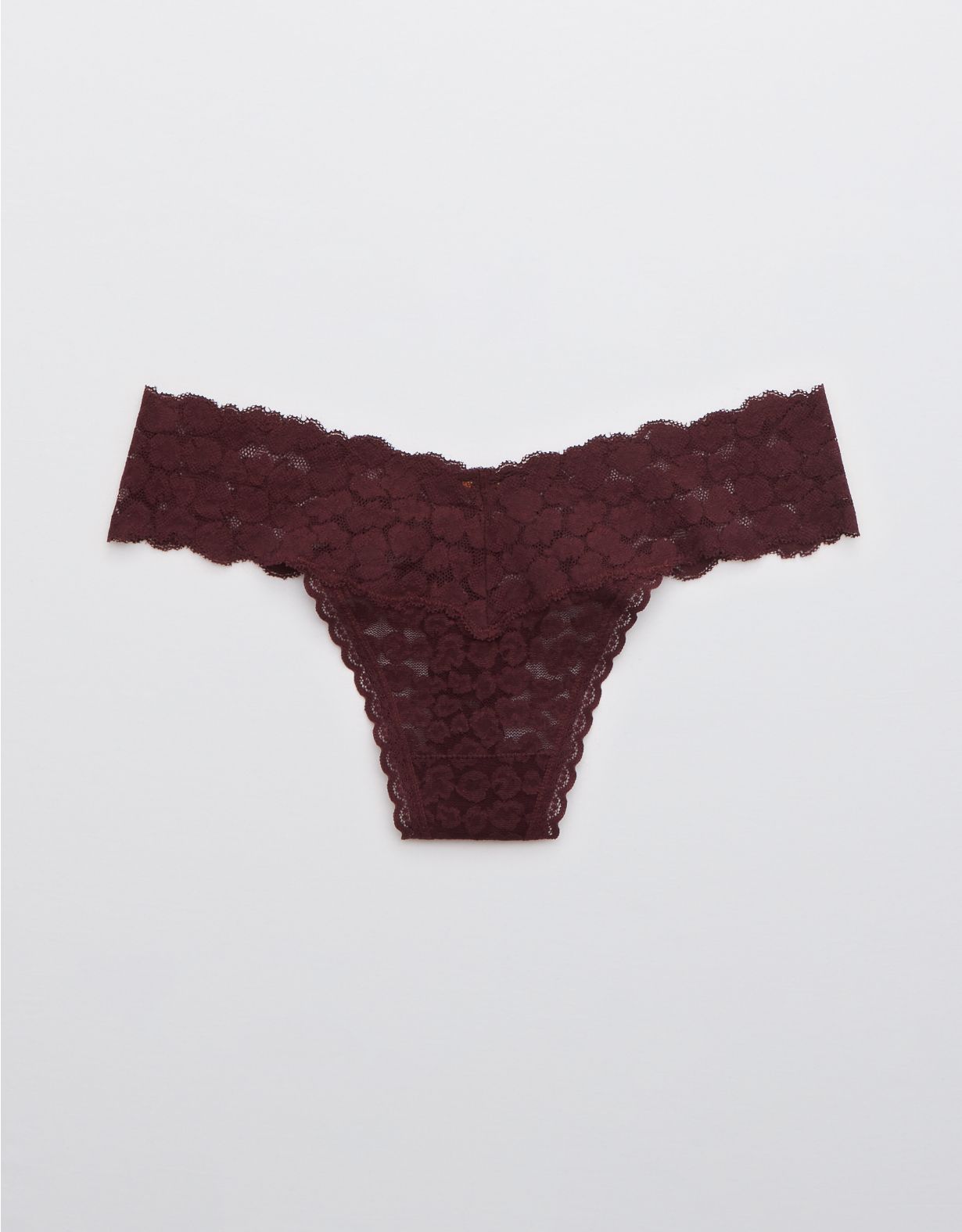 Aerie Animal Lace Thong Underwear