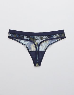 Aerie Mesh Thong Underwear