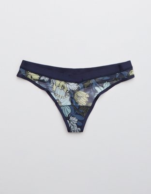 Aerie Mesh Thong Underwear