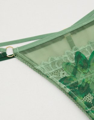 Aerie Sunkissed Lace String Thong Underwear
