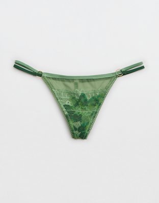 Aerie Sunkissed Lace String Thong Underwear