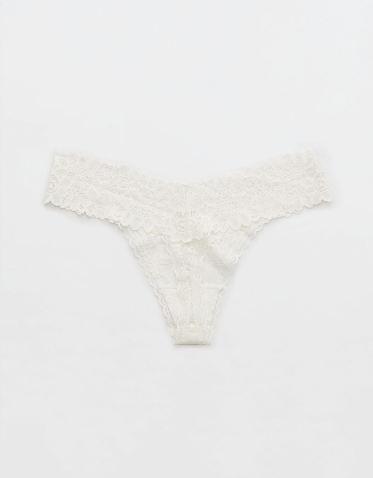 Aerie Seaside Lace Thong Underwear