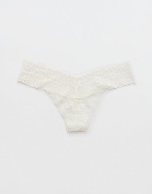 Aerie Seaside Lace Thong Underwear